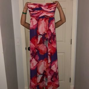 Floral evening gown!